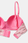 Zivame Gelato Padded High Wired 3/4th Coverage Strapless Bra - Pink Cosmos — thumbnail 6